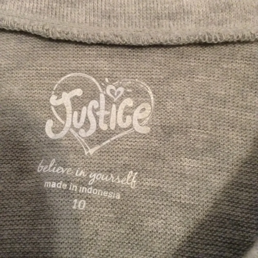 Justice Girls size 10  fabulous 3/4 shirt